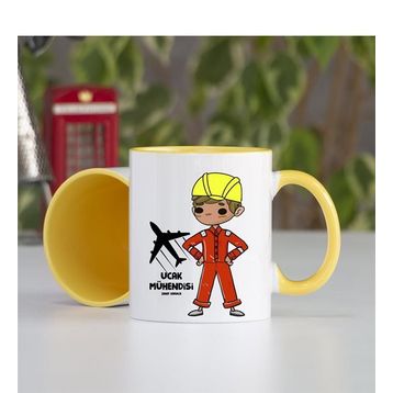 Uçak Mühendisi Kupa Bardak