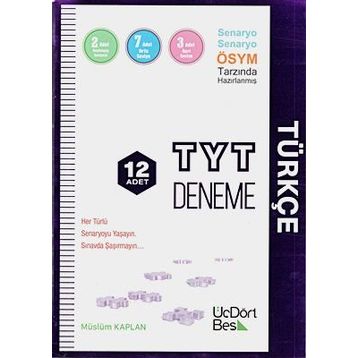 ÜçDörtBeş TYT 12'li Türkçe Deneme
