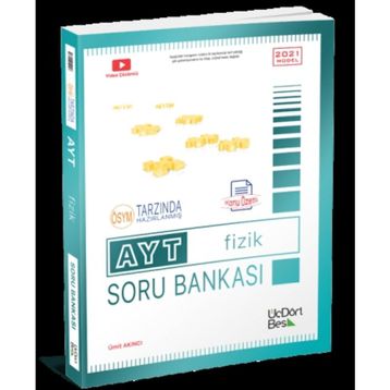 ÜçDörtBeş Yayınları AYT Fizik Soru Bankası