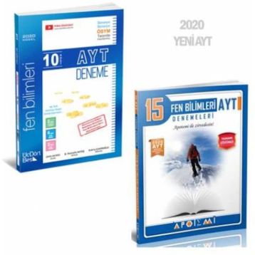 Üçdörtbeş Yayınları TYT Fen Bilimleri AYT Fen Bilimleri Deneme Sınavı