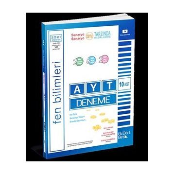 Üçdörtbeş Yayınları TYT Fen Bilimleri AYT Fen Bilimleri Deneme Sınavı