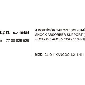 Üçel 10484 Renault Clio Amortisör Takozu