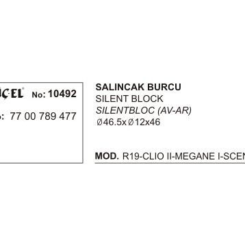 Üçel 10492 Renault Clio Salıncak Burcu