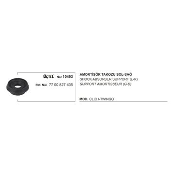 Üçel 10493 Renault Clio Amortisör Takozu