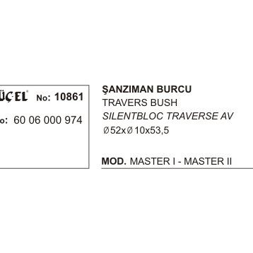 Üçel 10861 Renault Master Şanzıman Burcu