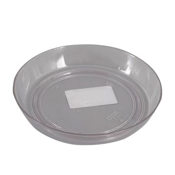 Üçsan Orkide 1,5 lt Şeffaf Beyaz Saksı Tabağı