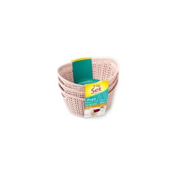 Üçsan Ucs 3927 Örgü Oval Sepet