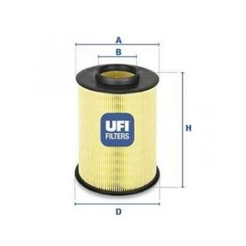 Ufi Focus II III 04 11= Cmax 1.6 TDCI 1.8 TDCI 2.0 TDCI 07 11= Volvo S40 C30 V40 V50 04 Hava Filtresi