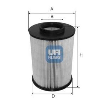 Ufi Focus II III 04 11= Cmax 1.6 TDCI 1.8 TDCI 2.0 TDCI 07 11= Volvo S40 C30 V40 V50 04 Hava Filtresi