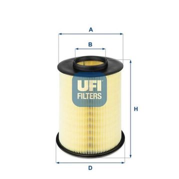 Ufi Focus II III 04 11= Cmax 1.6 TDCI 1.8 TDCI 2.0 TDCI 07 11= Volvo S40 C30 V40 V50 04 Hava Filtresi