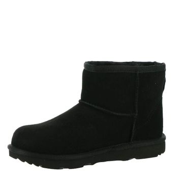 Ugg 1017715K Classic Mini II Siyah Kız Çocuk Bot