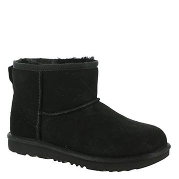 Ugg 1017715K Classic Mini II Siyah Kız Çocuk Bot