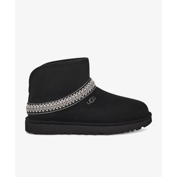 UGG Classic Mini Crescent 1158262-BLK Siyah Kadın Bot