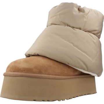 UGG Classic Mini Dipper Puffer 1158275-AHS Amphora Chestnut Bej Kahverengi Kadın Bot