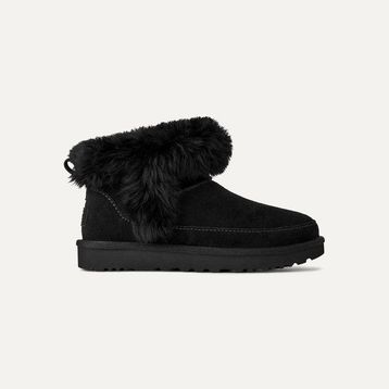 UGG Classic Ultra Mini Chalet 1173832-BLK Siyah Kadın Bot