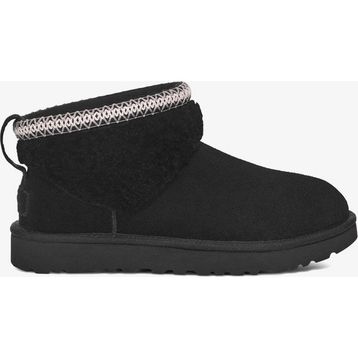 UGG Classic Ultra Mini Maxi Curly 1158263-BLK Siyah Kadın Bot