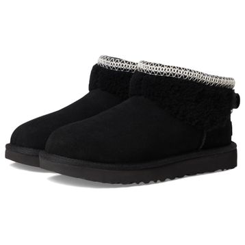 UGG Classic Ultra Mini Maxi Curly 1158263-BLK Siyah Kadın Bot