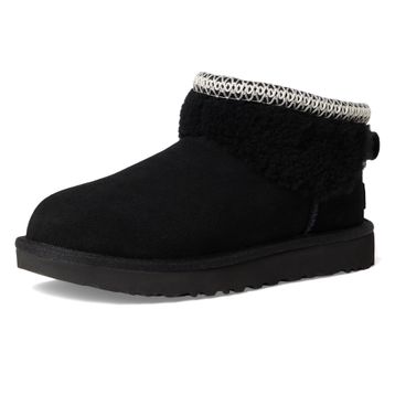 UGG Classic Ultra Mini Maxi Curly 1158263-BLK Siyah Kadın Bot
