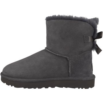 UGG Mini Bailey Bow II 1016501-OBS Obsidian Gri Kadın Bot