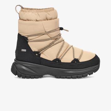 UGG Yose Puffer Mid 1131978-MDSD Mustard Seed Krem Kadın Kar Botu
