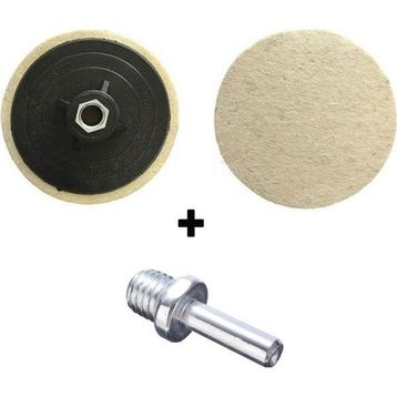 UGR M14 01907 115 mm Metal Mermer Parlatma Polisaj Keçesi Matkap Aparatı