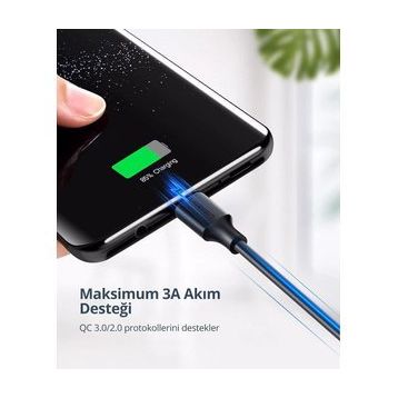 Ugreen 0.5 metre Usb Type-C Şarj Data Kablosu
