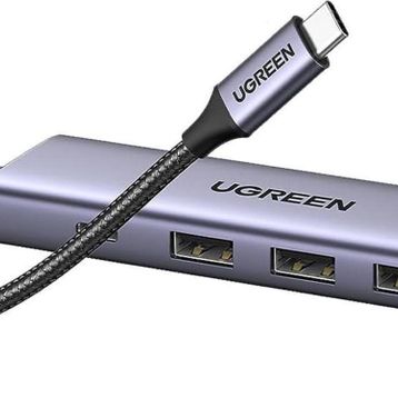 Ugreen 100W Type-C to 4K 30 HZ HDMI 3 USB 3.0 PD Güç Girişi Çoklayıcı Hub Adaptör