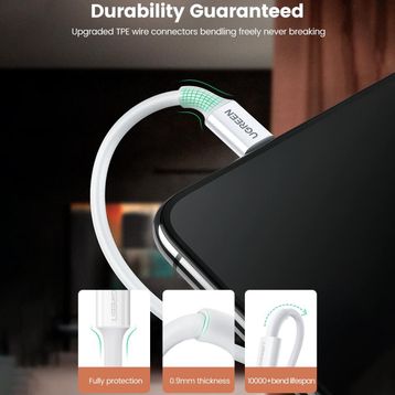 Ugreen 2 m İphone Lightning 2.4a Data Ve Şarj Kablosu