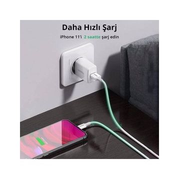 Ugreen 2 m İphone Lightning 2.4a Data Ve Şarj Kablosu