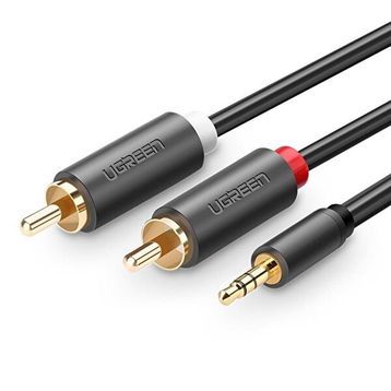 Ugreen 2 RCA 3.5 mm 2 m Aux Ses Kablosu
