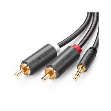Ugreen 2 RCA 3.5 mm 3 m Aux Ses Kablosu