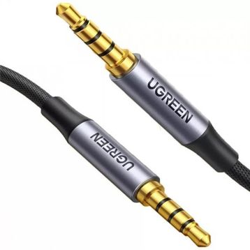 Ugreen 3.5 mm 3 m Hi-fi Erkek To Erkek Trrs Aux Ses Ve Mikrofon Kablosu