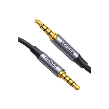 Ugreen 3.5 mm 3 m Hi-fi Erkek To Erkek Trrs Aux Ses Ve Mikrofon Kablosu