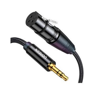 Ugreen 3.5 mm to XLR 1 mt Örgülü Mikrofon Ses Kablosu