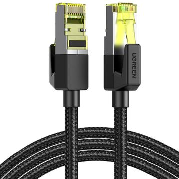 Ugreen 3 mt Cat7 Örgülü F/FTP 10GBPS Rj45 Ethernet Kablosu