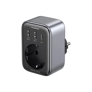 Ugreen 30W GAN 2xUSB-A Type-C Hızlı Şarj Cihazı Akım Korumalı Duvar Prizi