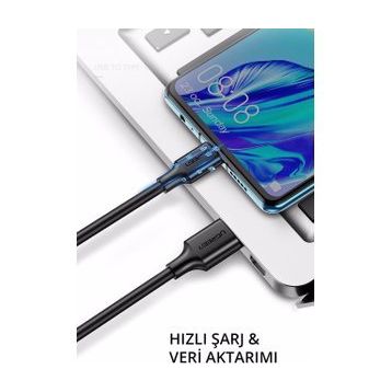 Ugreen 50 cm Usb 3.0 Type-c Data Ve Şarj Kablosu