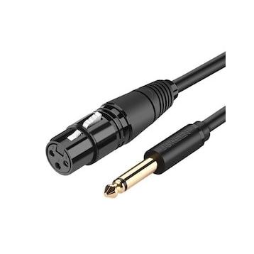 Ugreen 6.5 mm Jack to Xlr 2 mt Dişi Mikrofon Ses Bağlantı Kablosu