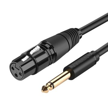 Ugreen 6.5 mm Jack to Xlr 2 mt Dişi Mikrofon Ses Bağlantı Kablosu