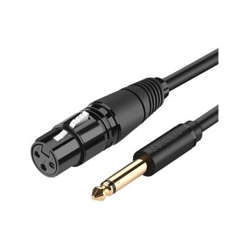 Ugreen 6.5 mm Jack to Xlr 2 mt Dişi Mikrofon Ses Bağlantı Kablosu