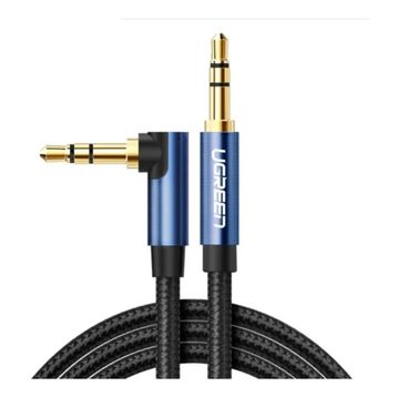Ugreen 90 Derece 2 mt L Tipi 3.5 mm Aux Ses Kablosu