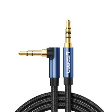 Ugreen 90 Derece 2 mt L Tipi 3.5 mm Aux Ses Kablosu