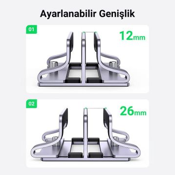 Ugreen Alüminyum Notebook Macbook Dikey Masaüstü Standı