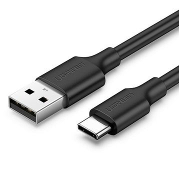 Ugreen Beyaz 50 cm Örgülü USB Type-C Şarj ve Data Kablosu