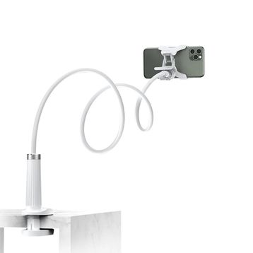 Ugreen Beyaz 90 cm Flexible Esnek Yatak Masa Telefon Tutucu