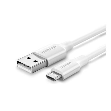 Ugreen Micro-USB - USB-A 2 m Beyaz Data ve Şarj Kablosu