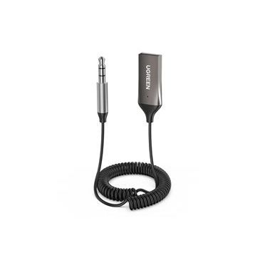 Ugreen Mikrofonlu 3.5 mm Aux Bluetooth 5.0 Alıcı Adaptör Araç Kiti