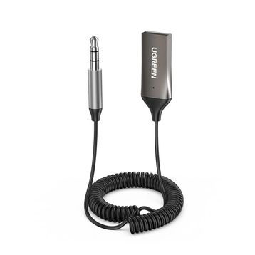 Ugreen Mikrofonlu 3.5 mm Aux Bluetooth 5.0 Alıcı Adaptör Araç Kiti