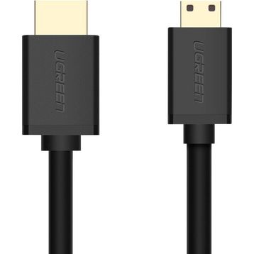 Ugreen Mini HDMI to HDMI 4K 60Hz v1.4 1.5 mt Ses ve Görüntü Aktarım Kablosu