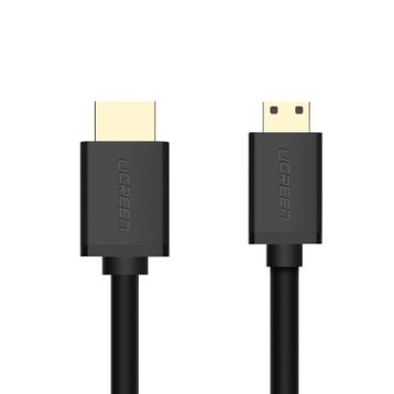 Ugreen Mini HDMI to HDMI 4K 60Hz v1.4 1.5 mt Ses ve Görüntü Aktarım Kablosu